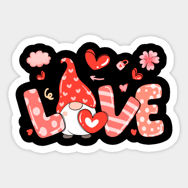 Gnome Love Valentine Day Sticker by Hensen V parkes